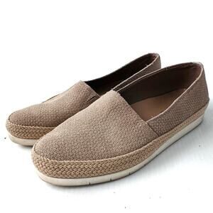 Donald Pliner Paryn sneaker tan slip on shoes leather